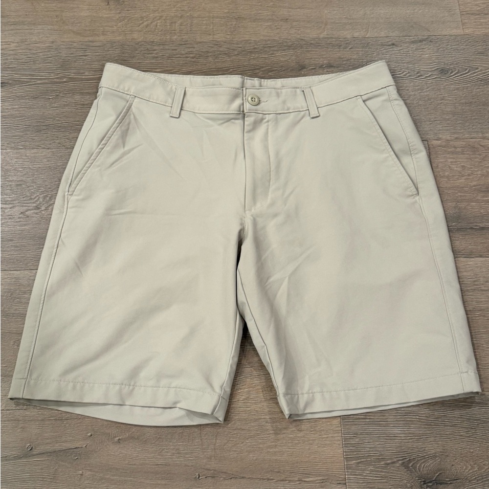 Under Armour Men’s Tan Khaki Chino Performance Golf Shorts 36